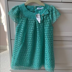 NWT Mayoral Teal Lqce Dress